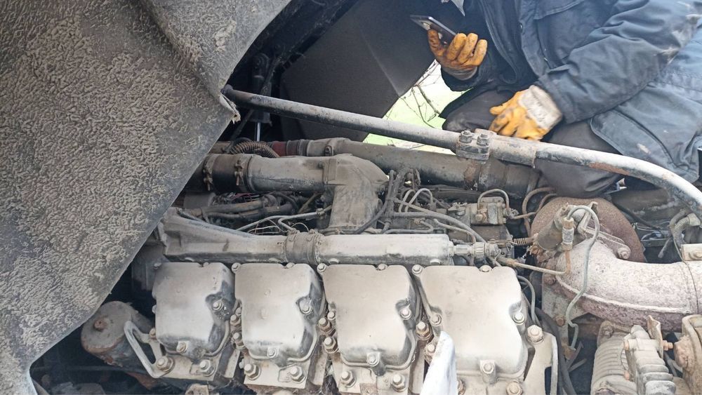 Разборка МАЗ 544008 на запчасти: редуктор, мост, кабина Днепр