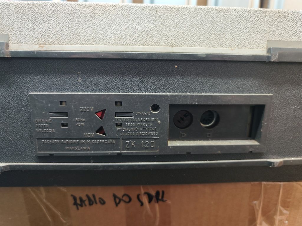 Magnetofon szpulowy UNITRA ZK 120 Grundig license