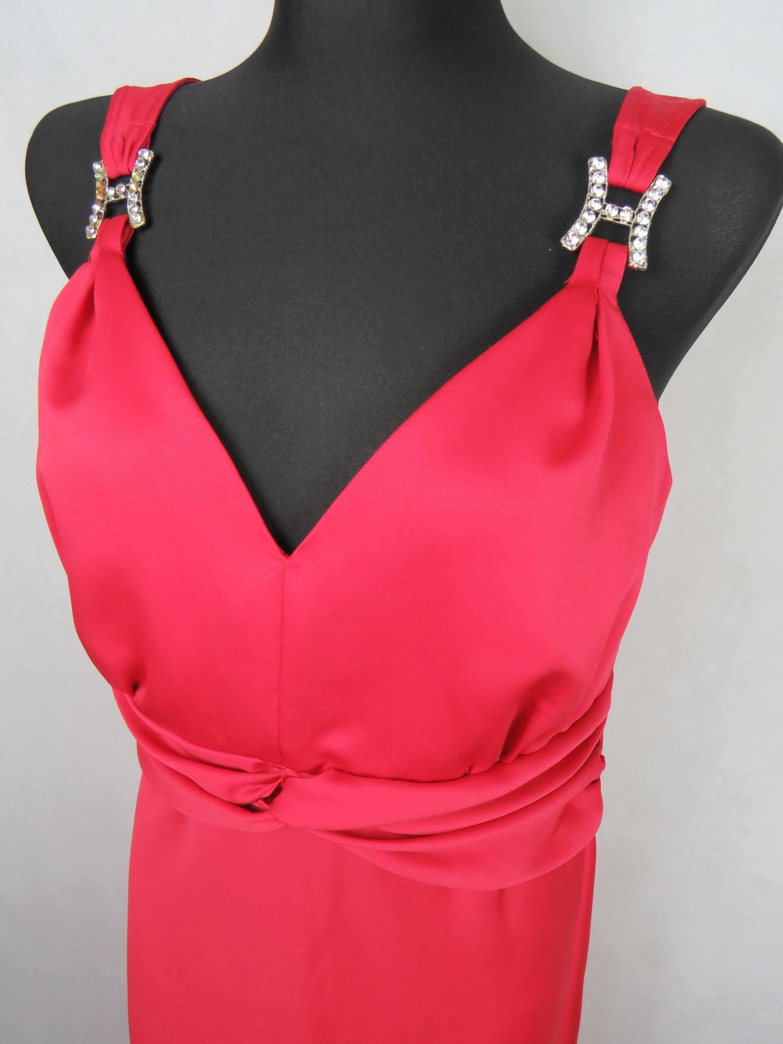 Długa czerwona sukienka Nicholas Millington maxi dress