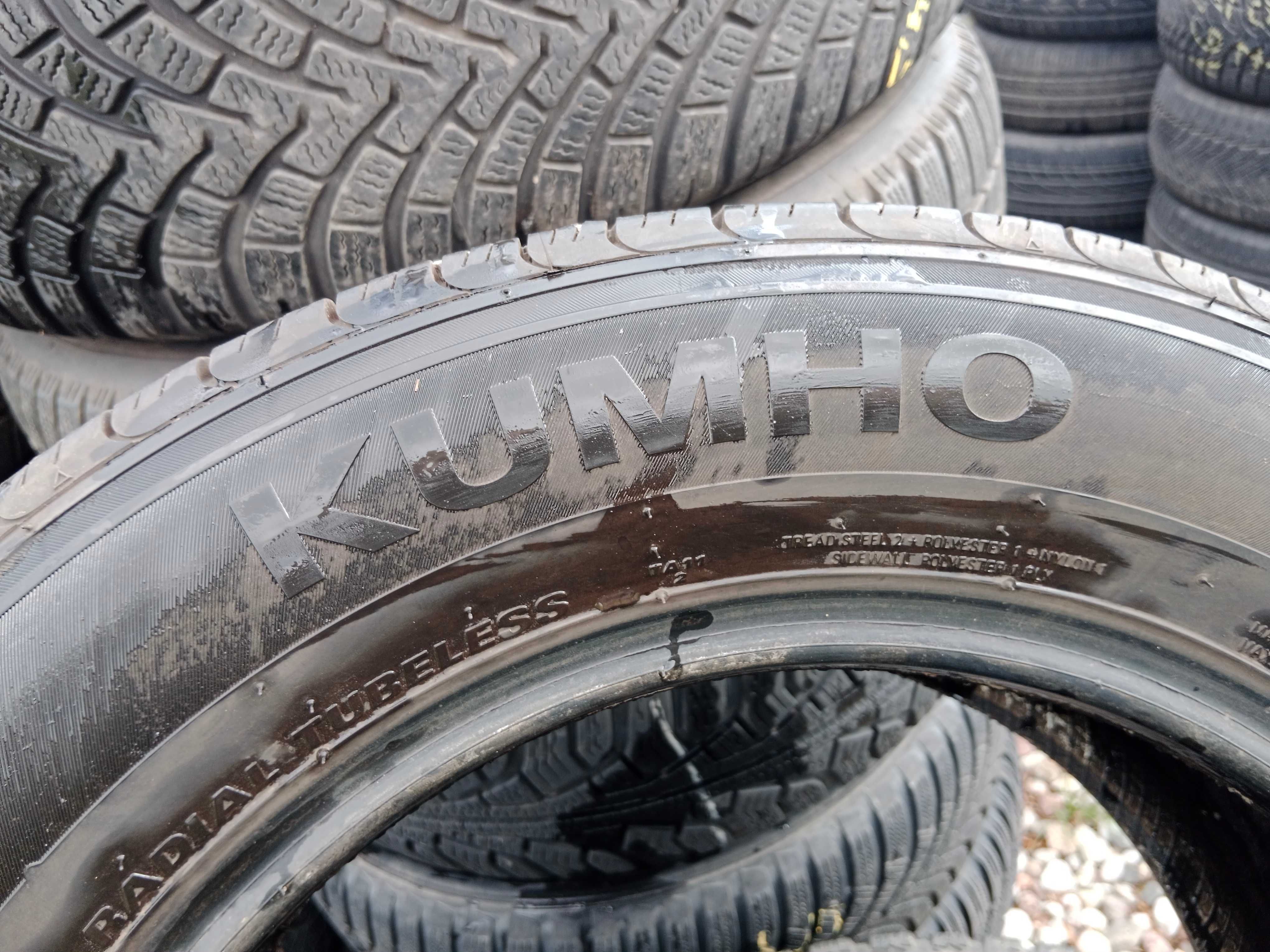 Opona używana 195/65R15 Kumho Solus TA11 1szt.