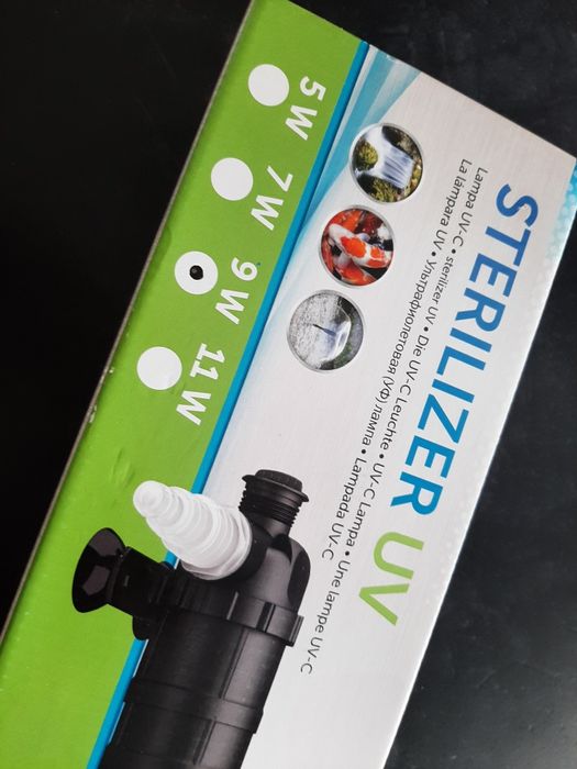 AQUAEL Sterylizator Lampa UV UV-C AS 2.0 9W nowy Prezent