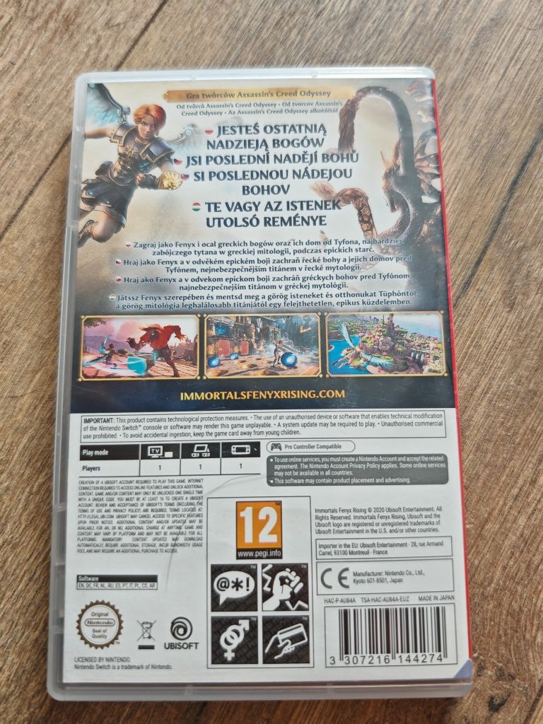 Immortals fenyx rising Nintendo Switch