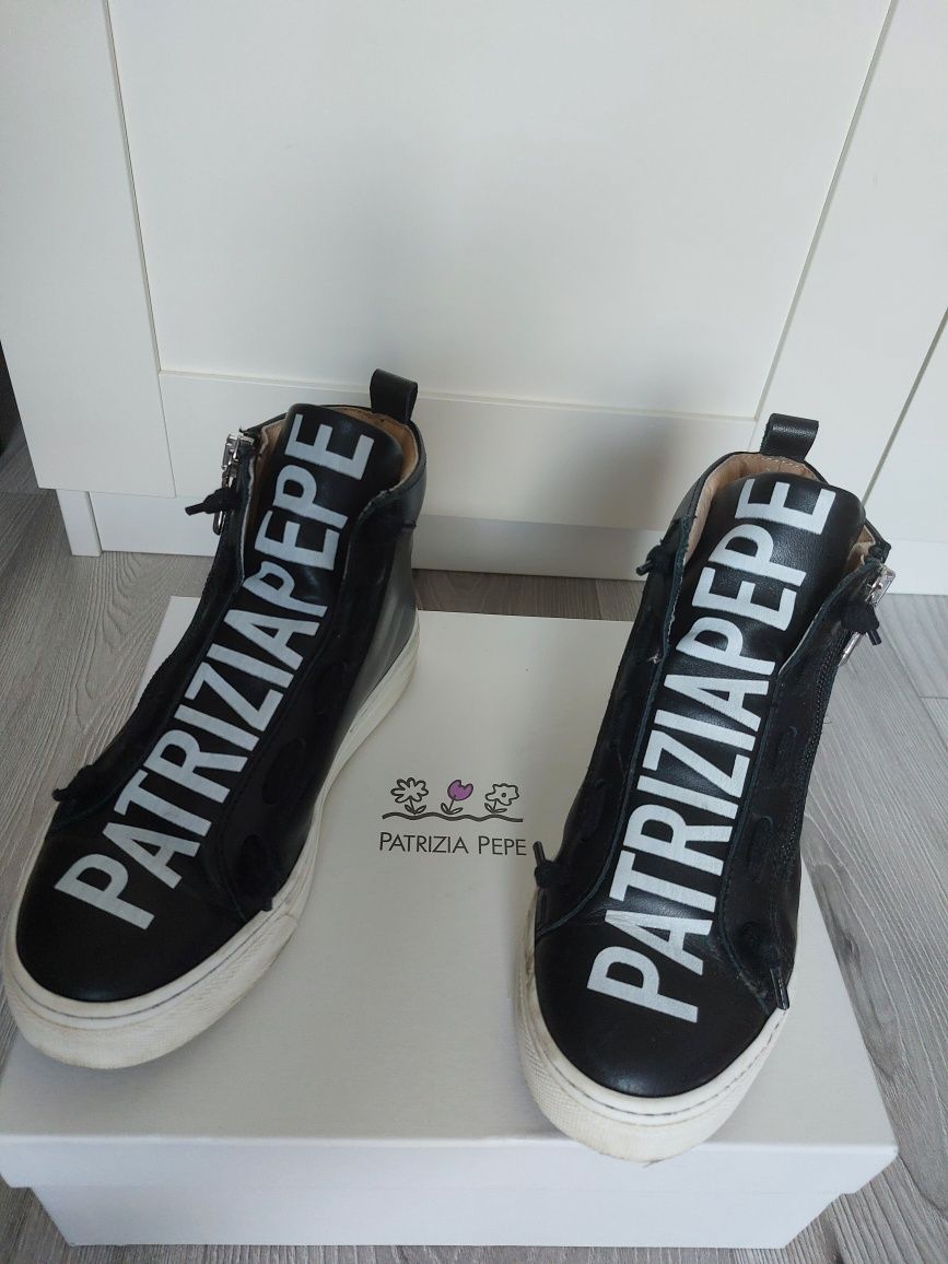 Sneakersy Patrizia Pepe roz.32 skórzane