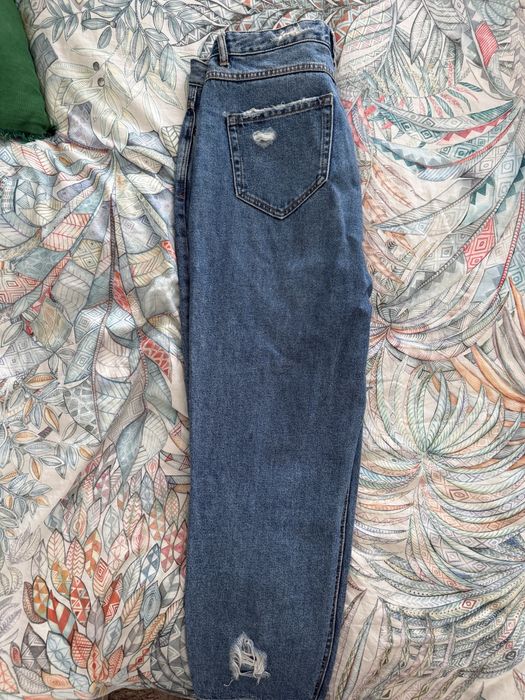 Calças ganga forradas tigresa Zara