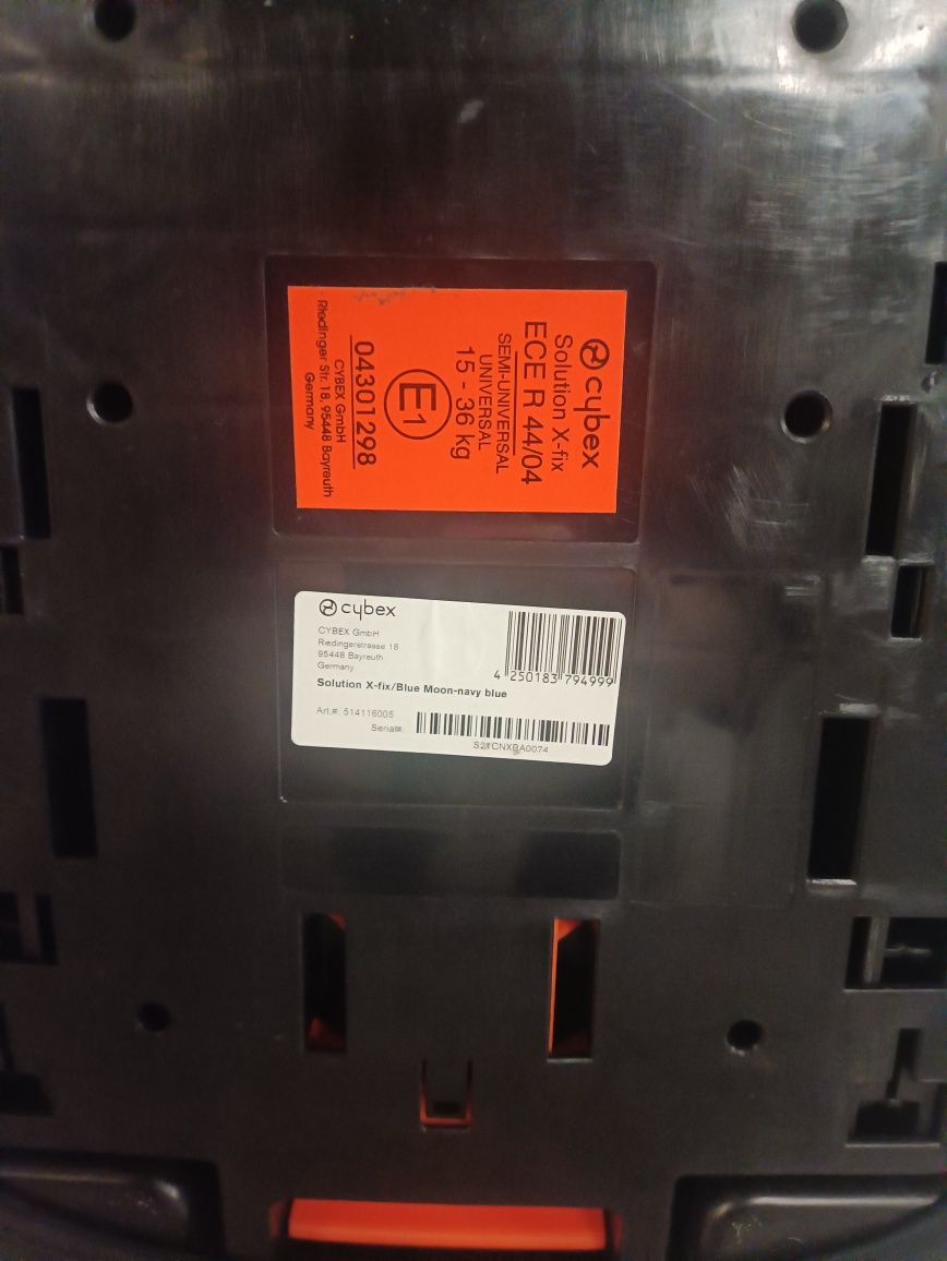 Fotelik Cybex SOLUTION x-fix 15-36 kg niebieski