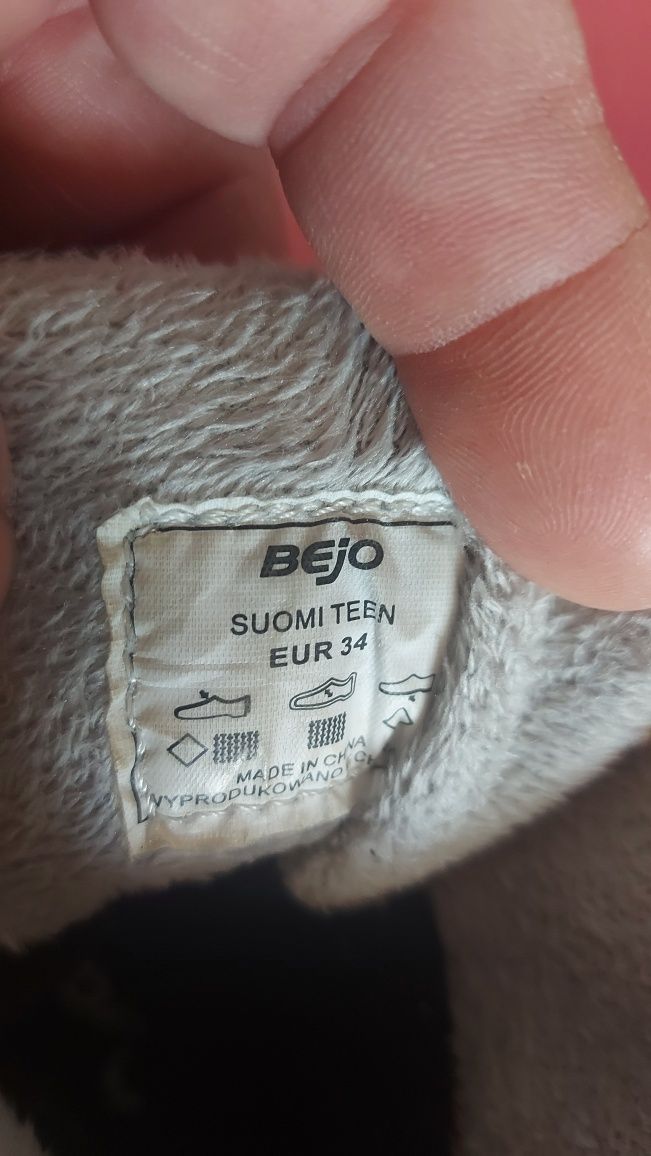 Buty zimowe róż.34 firmy Bejo Suomi Teen