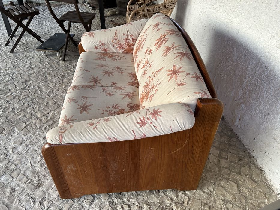 Sofá-cama 130cm. Cama de solteiro