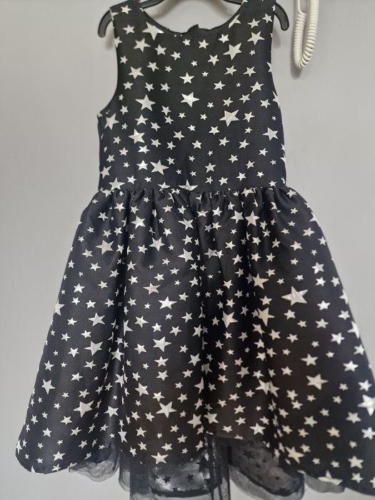 Sukienka dziewczęca balowa r. 134 H&M