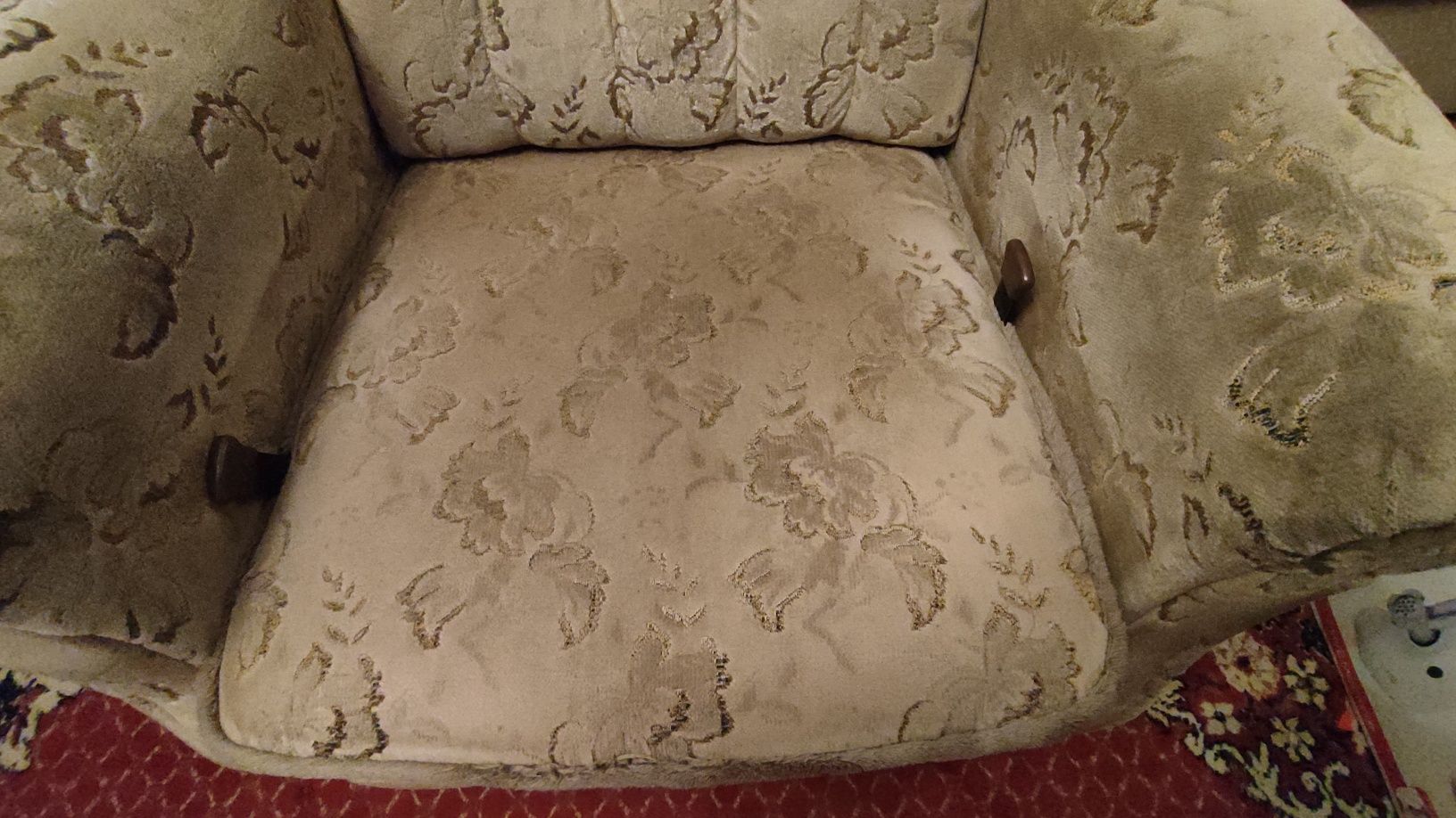 Fotel rozkładany z wypoczynkiem
