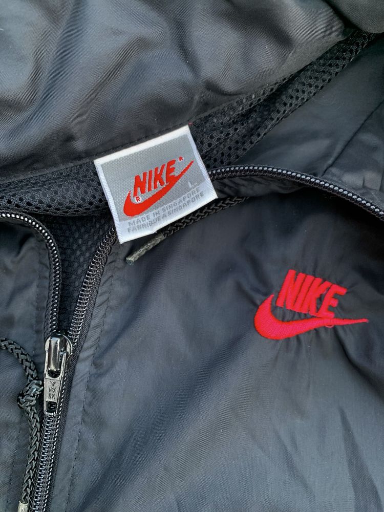 Nike Vintage Nylon Jacket 80s Neon/Pink M-L вітровка вінтаж куртка