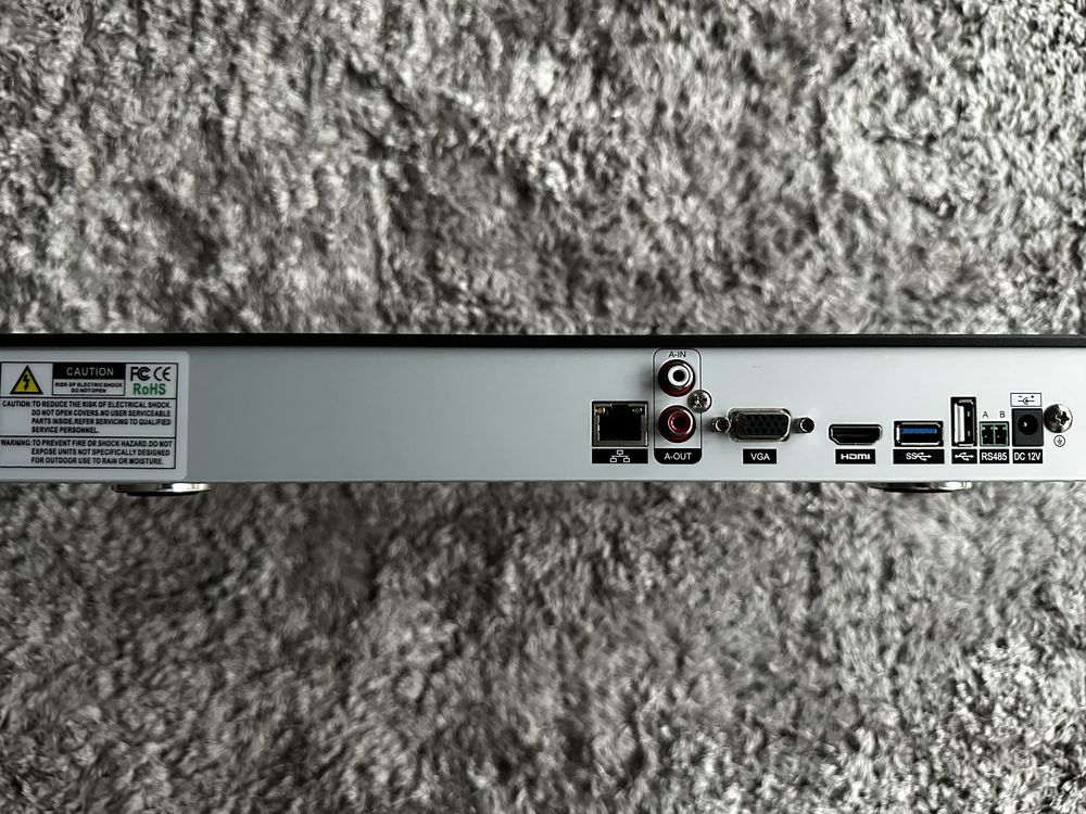 Zestaw 4 kamer 3M IP + rejestrator cyfrowy firmy MSJ, monitoring video