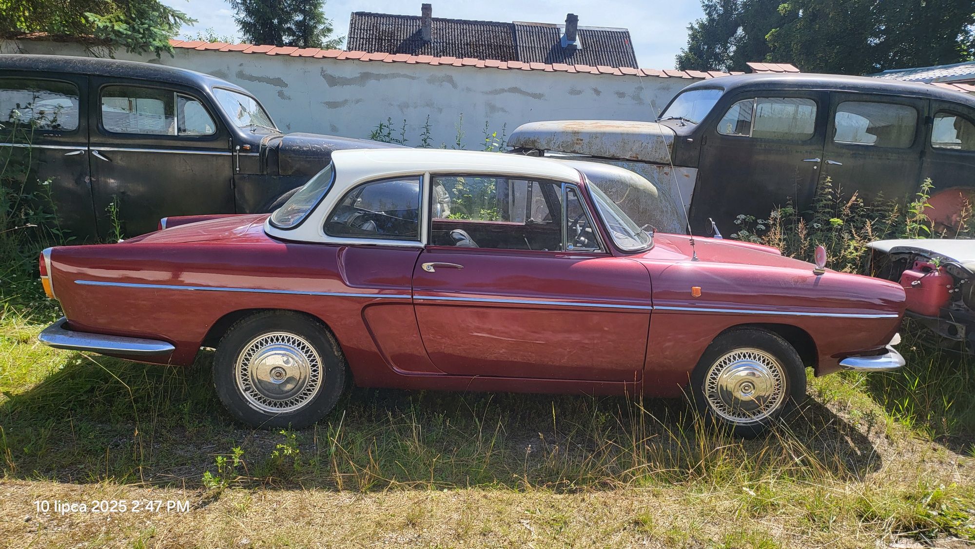 Renault Caravelle 1964 cabrio z miękkim i rwardym dachem