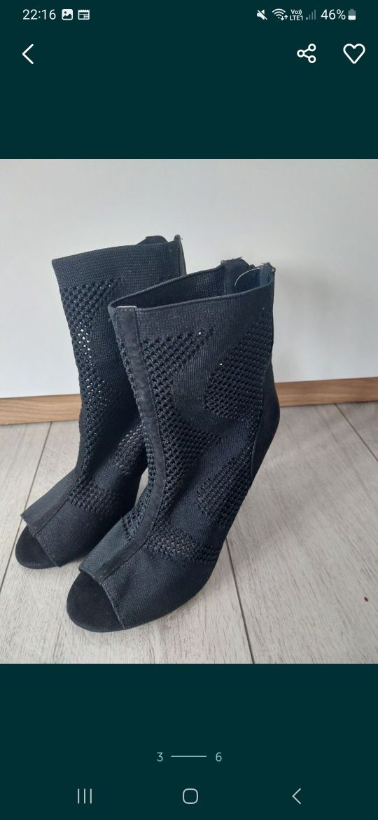 Buty na obcasie letnie 38 Reserved