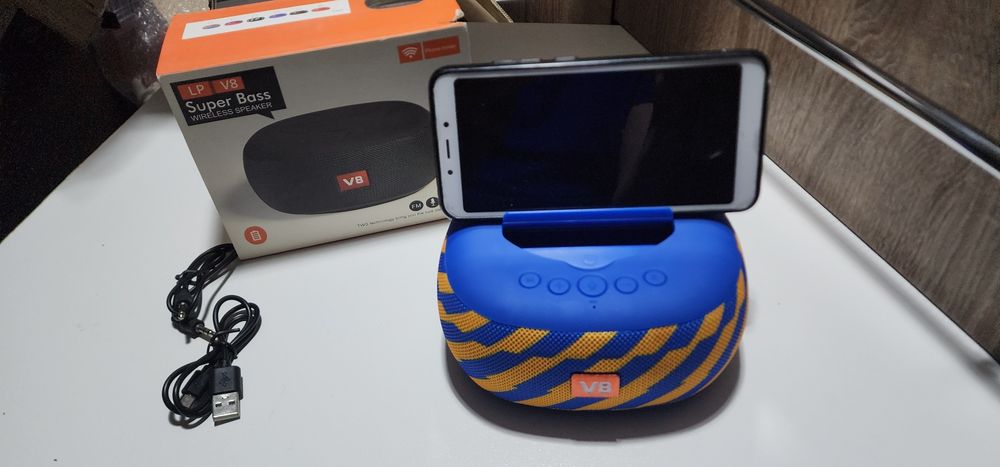 Блютуз колонка портативна з патріотичною розкраскою