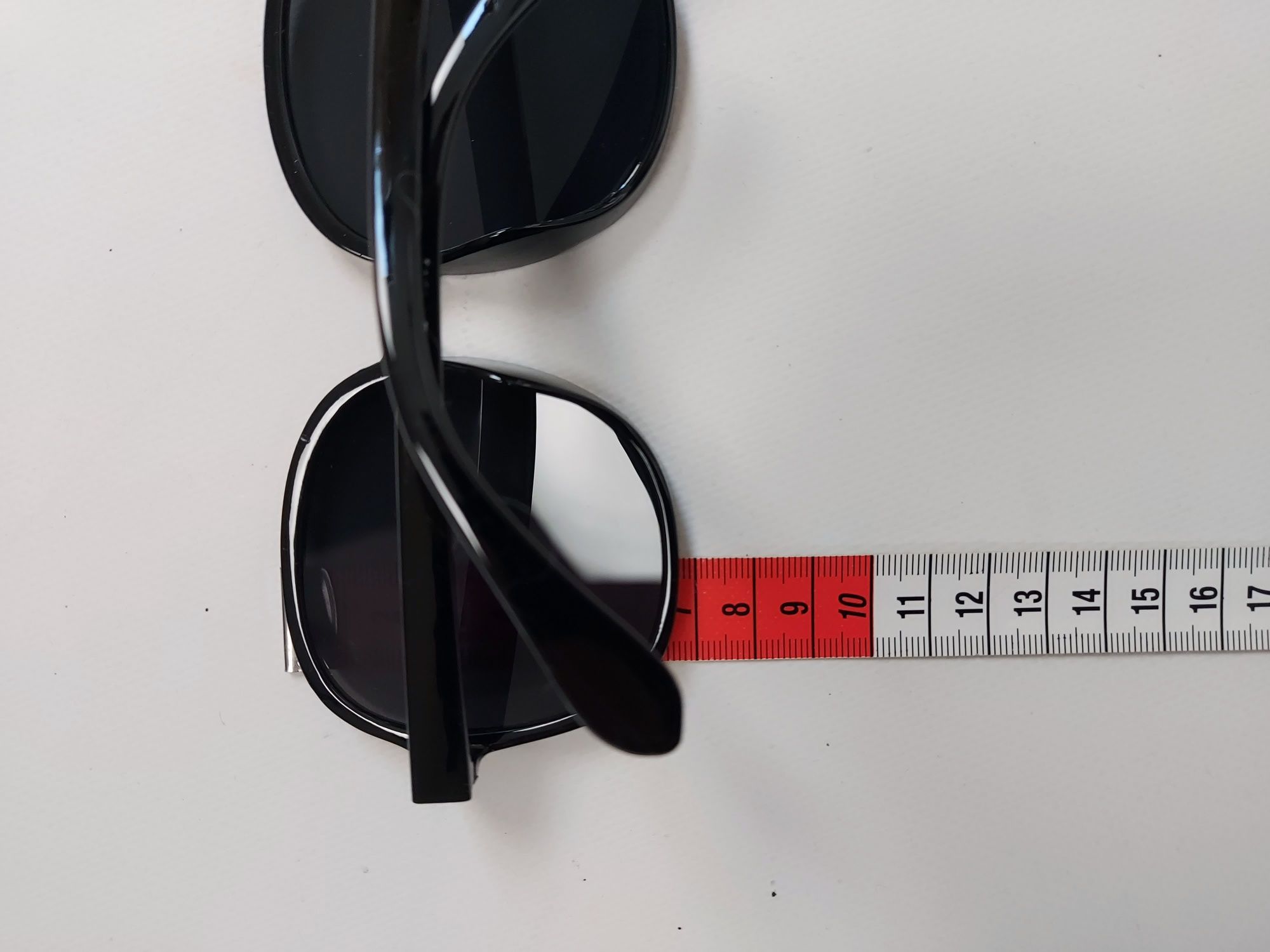 Nowe modne czarne okulary przeciwsloneczne owalne muchy retro vintage