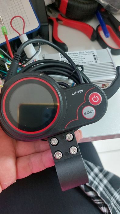 Контролер 36-60v/350w з ручкою газу куркового типу + LCD дисплей