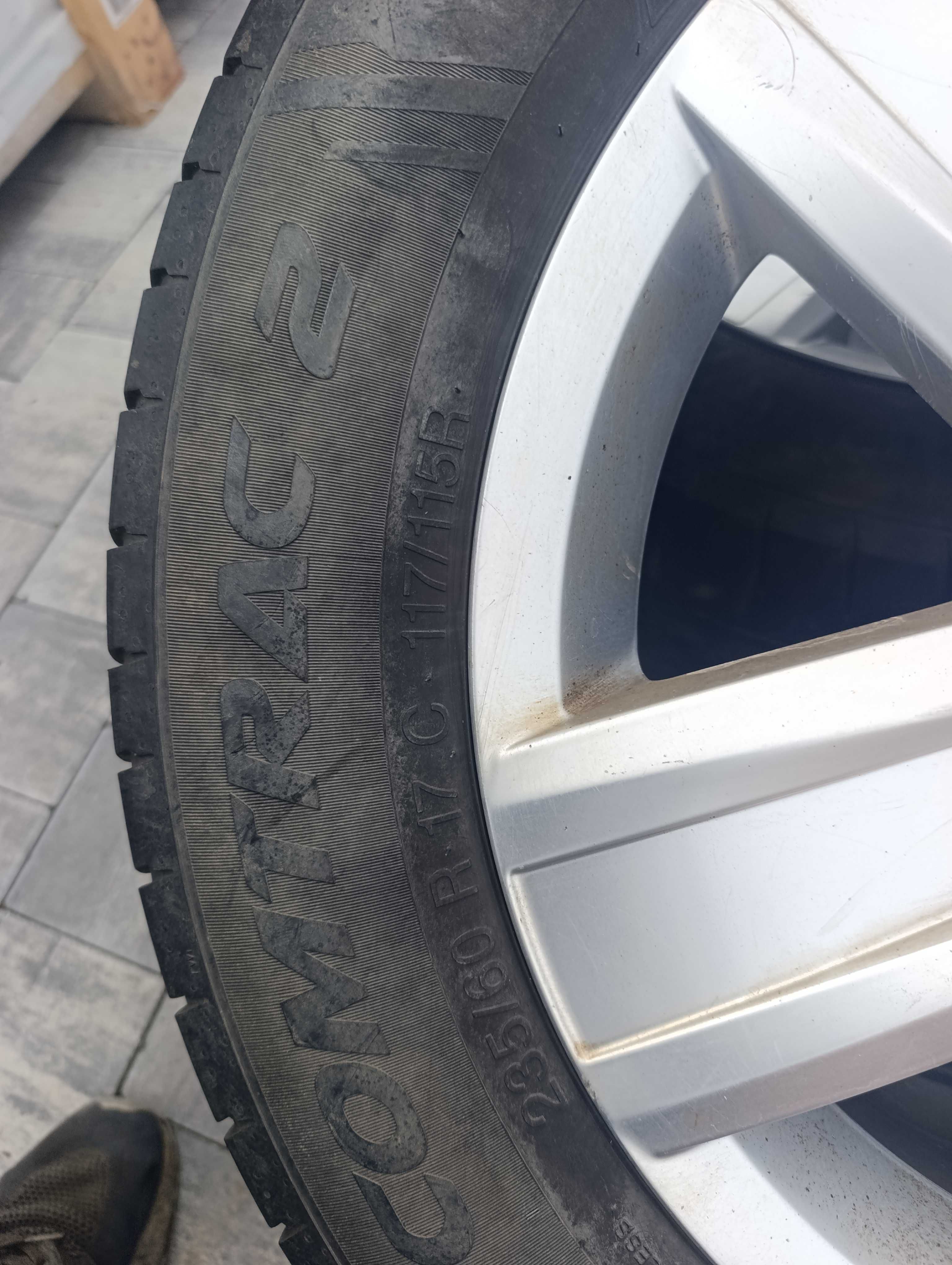 Komplet kół VW T5 T6 5x120 215/60/17C 2021r letnie lato