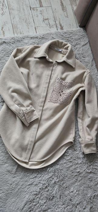 Kurtka koszulowa polarowa damska