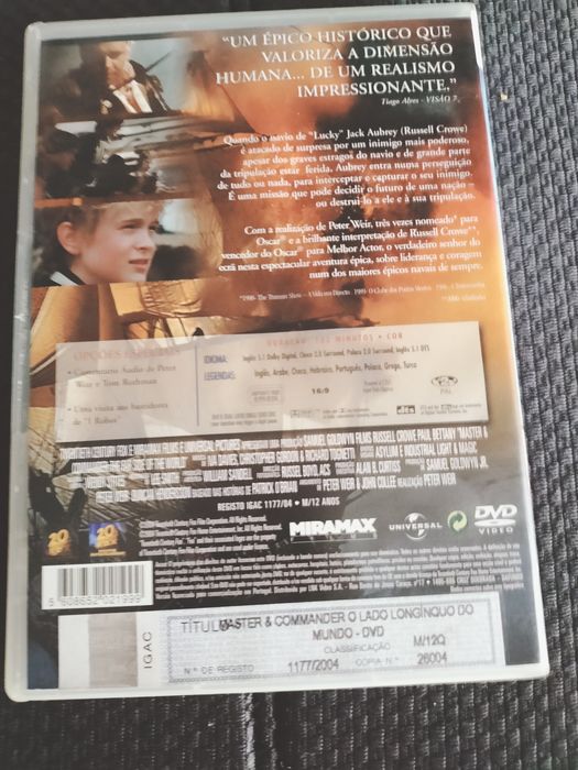 Russell Crowe - Master and Commander e Cinderela Man