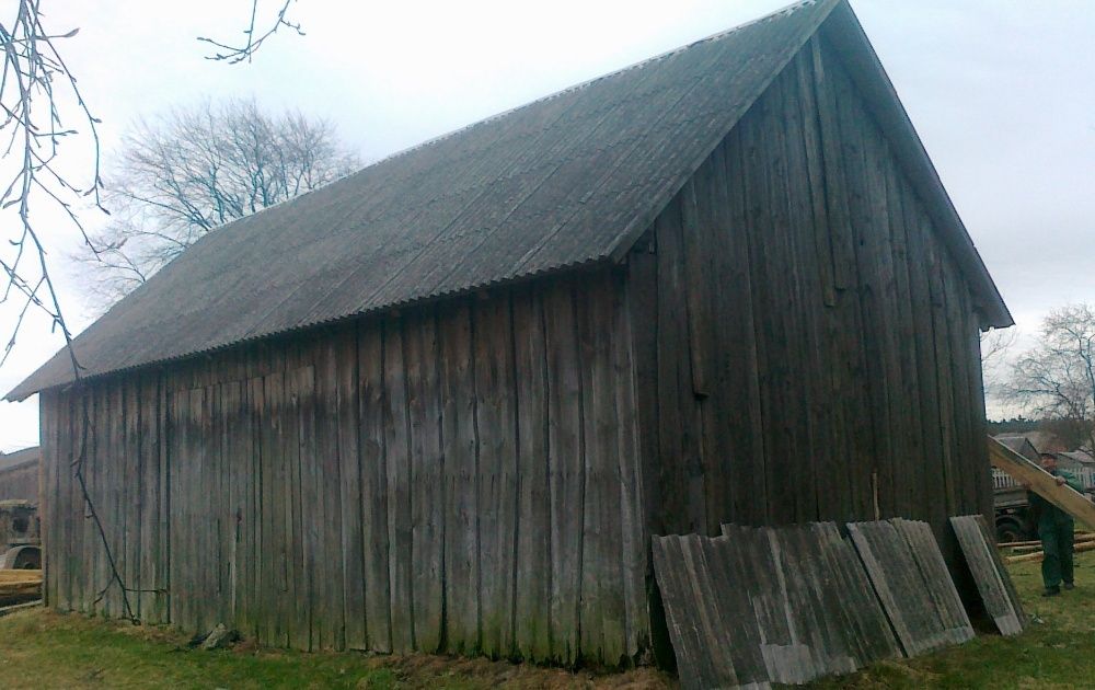 Deski ze stodoły, skup drewno stare, rozbiórka, stodoła