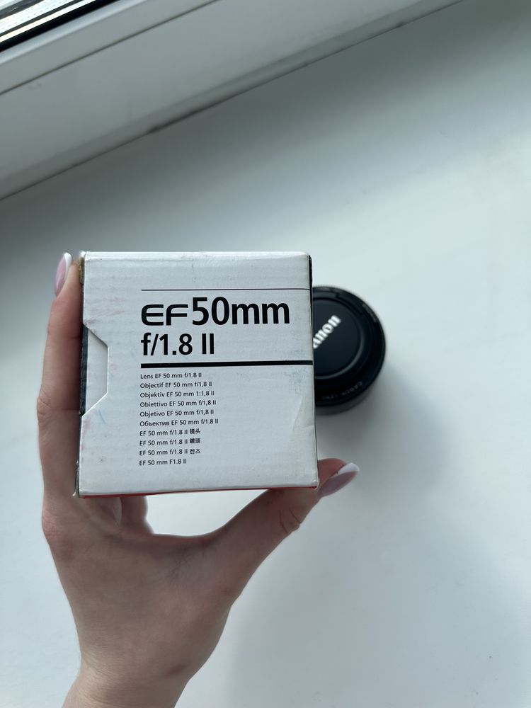 Canon EF 50mm f/1.8 II обьектив