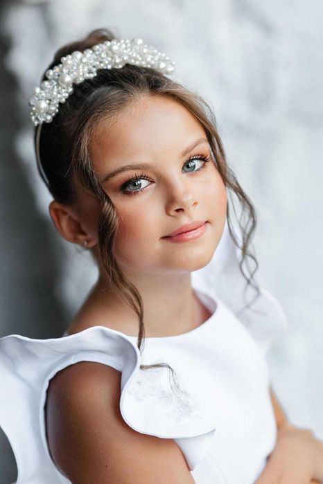 Cute Cute Роскошный обруч-диадема ручной работы из жемчужин