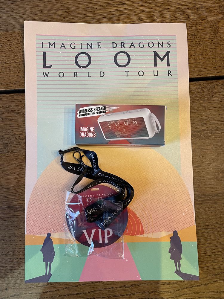 Imagine dragons Glosnik + plakietka ze smyczem