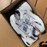 Nowy_New Balance 530WhiteSilverNavy Damskie Sneakersy Oddychający 36.5