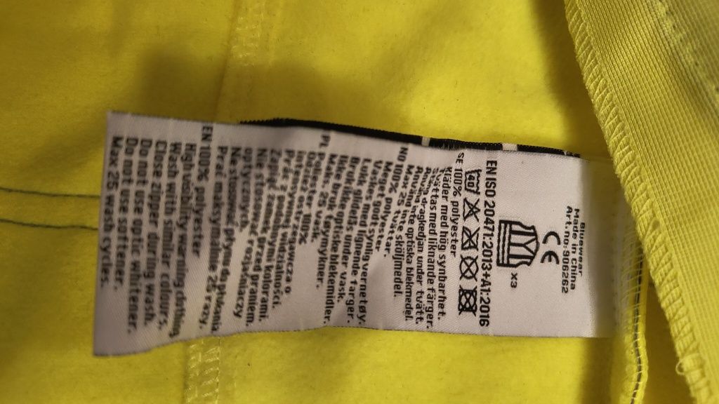 Bluza polarowa ochronna, odblaskowa kl.3, rozm. m