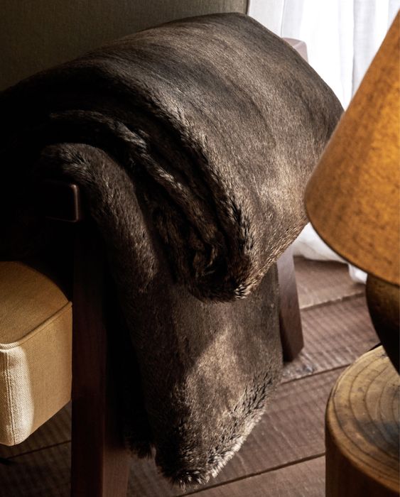 Manta Pelo Sintético Zara Home NOVO