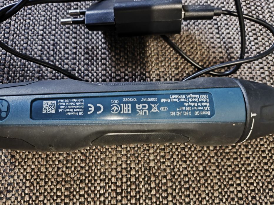 Wkrętak akumulatorowy Bosch GO 3 601 JH2 101- jak nowy.