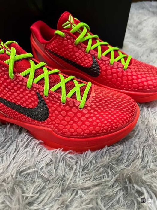 Buty meskie Mokasyny Nike_Kobe_6_Protro_Reverse_Grinch r.45