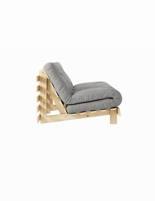 Sofa Roots 140 Karup futon jasny szary Grey