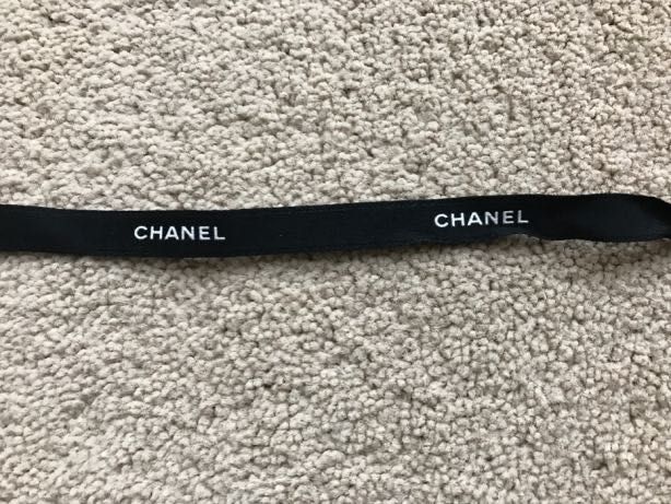 Chanel czarna tasiemka 1m szer.1,5 cm