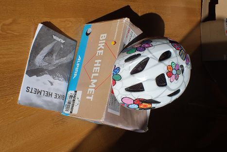 Kask Alpina Ximo Flash, rozm S 47-51, światełko, stan bardzo dobry