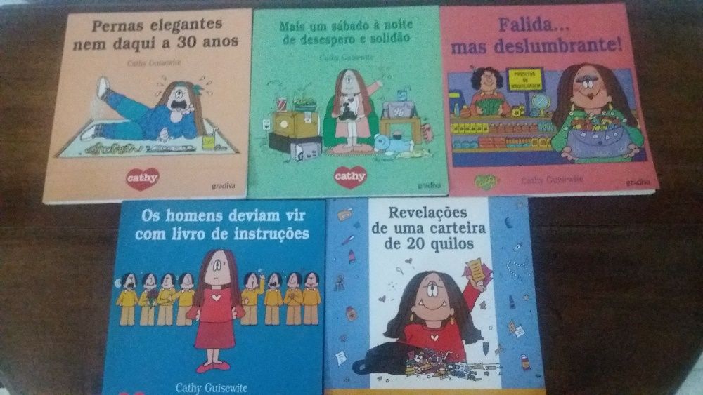 Livros BD: Cathy, Heart, Mafalda, Nós...