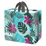 torba na zakupy 36l 45x20x40 monstera fiolet 1szt
