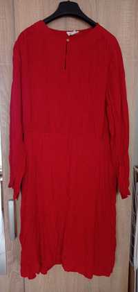 Czerwona sukienka Lindex r.48