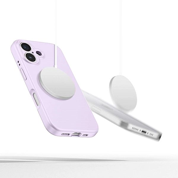 Tech-Protect Liquid Silicone Magsafe Iphone 16E Mauve