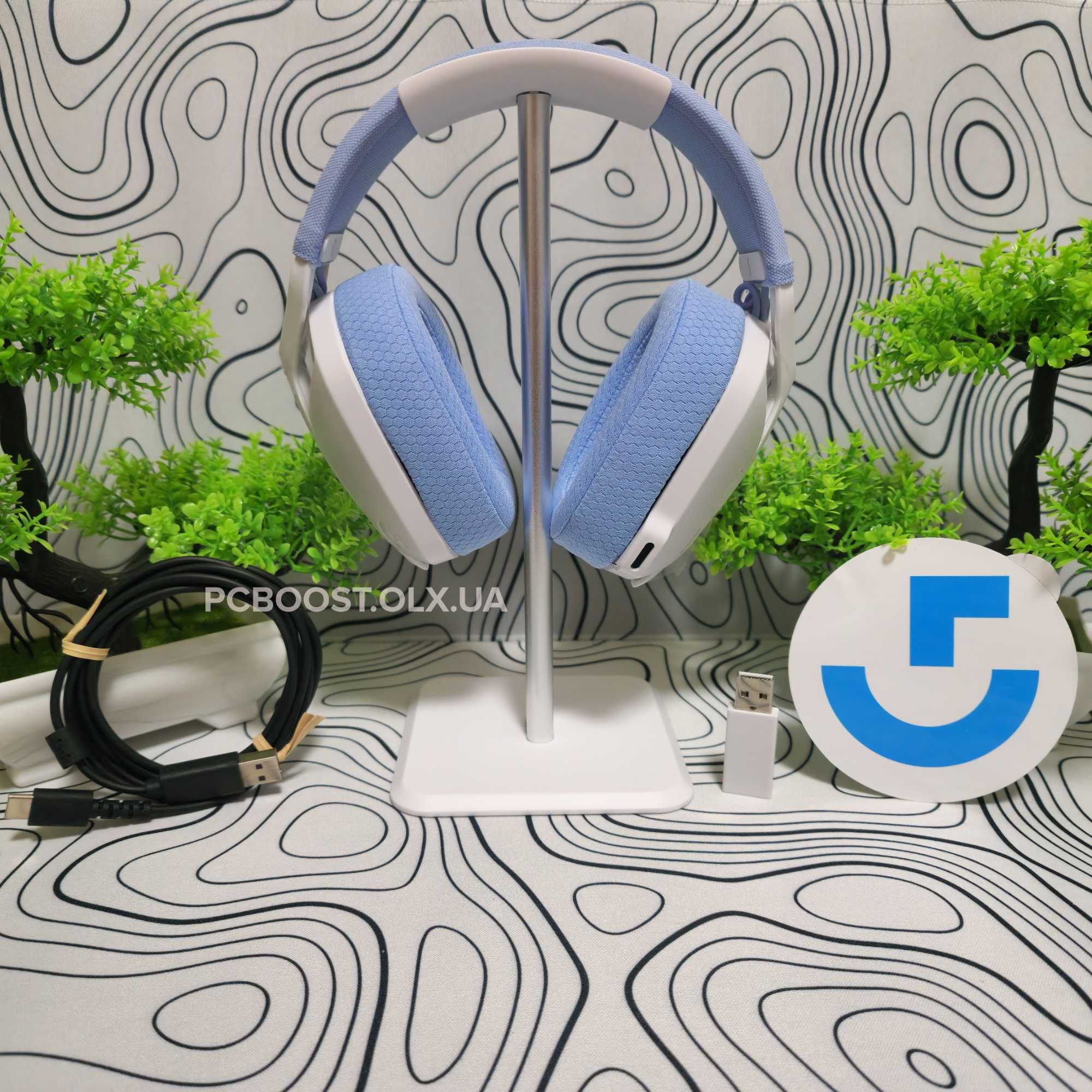 НОВІ навушники Logitech G435 Lightspeed Чорні та білі