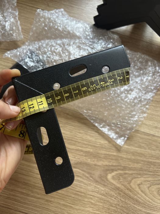 Nóżki czarne gwiazda do mebli metalowe