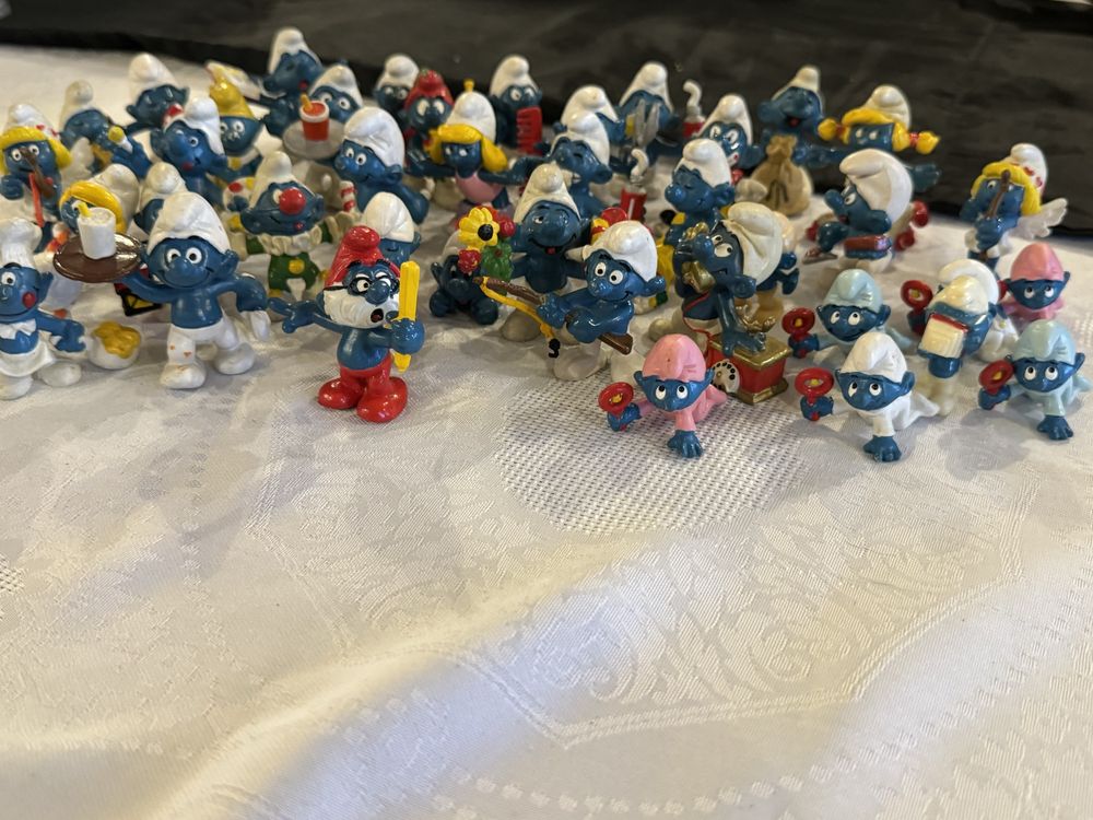 Duża kolekcja figurek Smurf Schleich