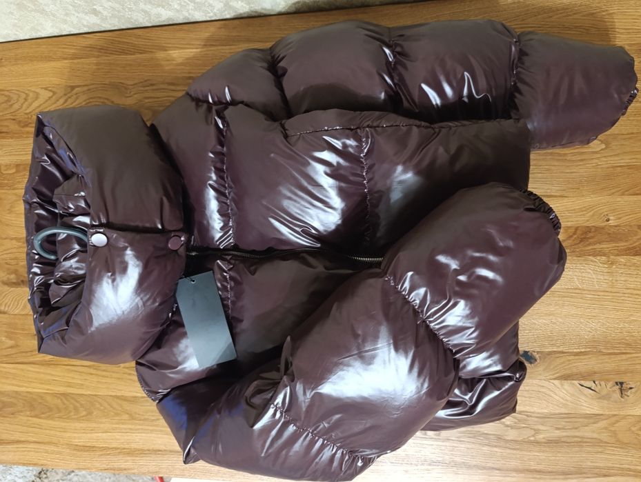 Пуфер колір бургунді