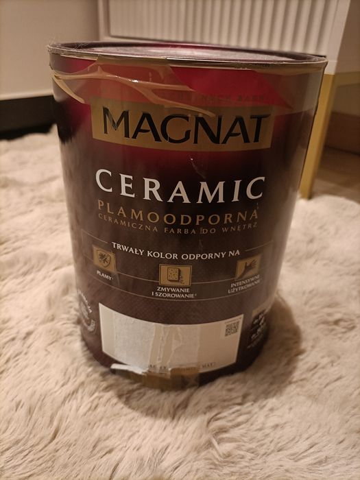 Nowa farba Magnat - Perłowy Dolomit, farba ceramiczna 5l