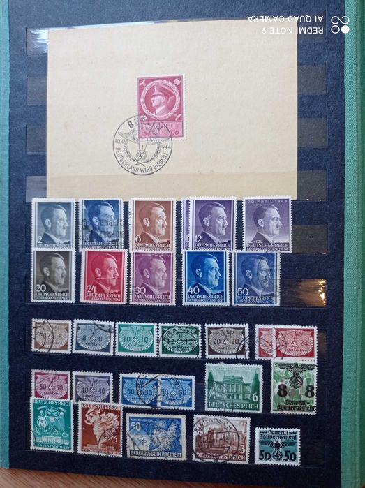 Znaczki, filatelistyka. II RP, II WŚ, GG, PRL, III RP, 21 klaserów.