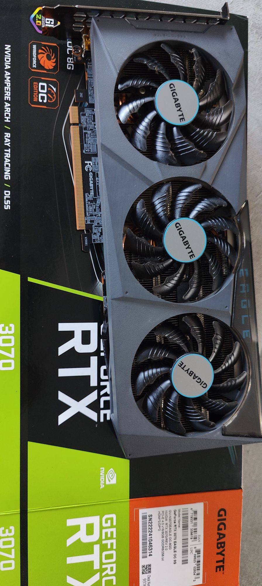 RTX 3070 8GB Gigabyte Eagle OC