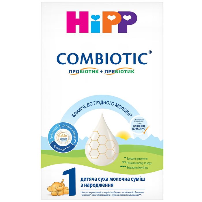 HIPP (Хіпп) Combiotic 1 (Комбіотик) з народження Суміш молочна суміш