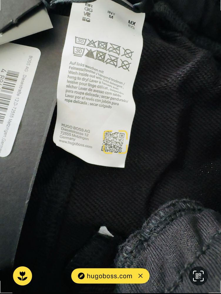 Hugo Boss spodenki dresowe męskie