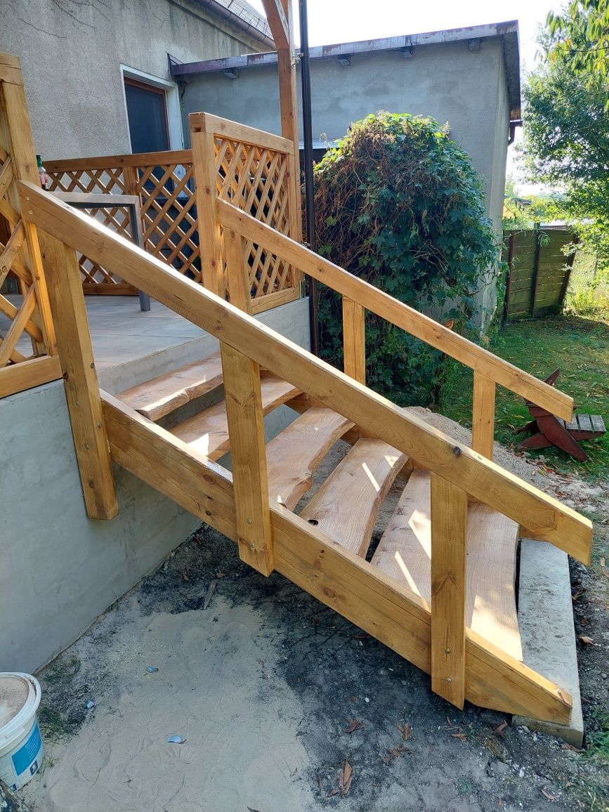 Zadaszenie tarasu altanka pergola konstrukcja drewniana