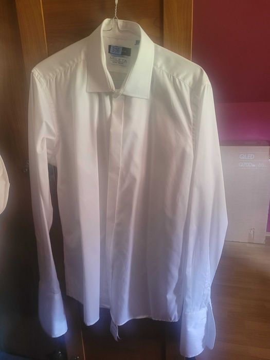 Garnitur ślubny z butami plus dodatki